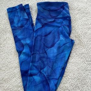 Blue Lululemon Leggings Full Length